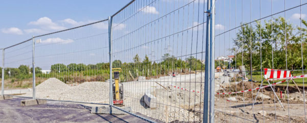 Barrière de protection de chantier
