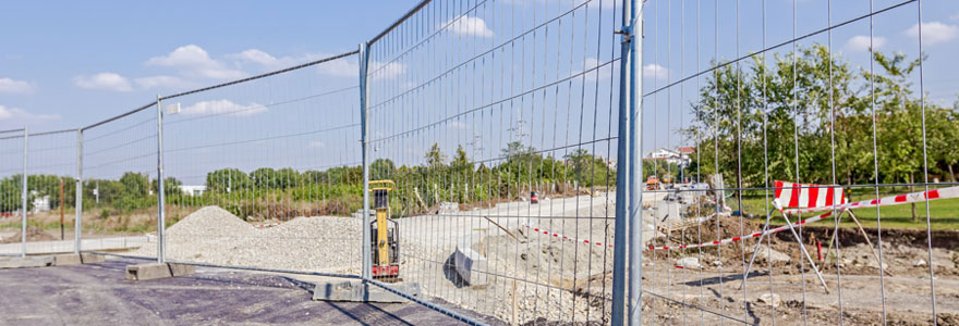 Barrière de protection de chantier